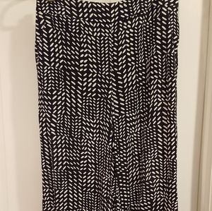 Cropped wide leg pant